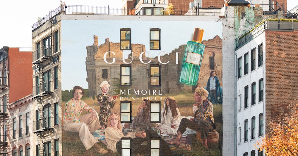 Gucci снова расписали стены в Лондоне, Нью-Йорке и других городах